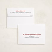 "Oh What Fun" - Holiday Birth Announcement Cards in Candied Apple by Stacy Maalouf - FREE Recipient Addressing