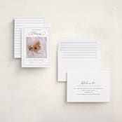 "Christmas Blessing" - Holiday Birth Announcement Cards in Sky by Nicoletta Savod - Assembled
