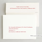 "A Little More" - Holiday Birth Announcement Cards in Rose by Jessie Steury - FREE Recipient Addressing