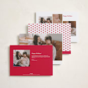 "blessed welcome" - Holiday Birth Announcement Cards in Snow by Susan Asbill - Back of Card Options