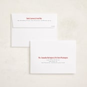 "Oh What Fun" - Holiday Birth Announcement Cards in Candied Apple by Stacy Maalouf - FREE Recipient Addressing