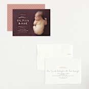 "Jubilee" - Birth Announcements in Milk by Lauren Chism - Assembled