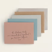 "Jubilee" - Birth Announcements in Milk by Lauren Chism - Colored Envelopes Available
