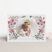 "Blossom Baby" - Birth Announcements in Rose by Morgan Ramberg - Front