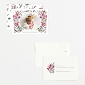 "Blossom Baby" - Birth Announcements in Rose by Morgan Ramberg - Assembled