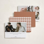 "Welcome Ribbon" - Birth Announcements in Charcoal by Erica Krystek - Back of Card Options