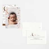 "Galaxy" - Birth Announcements in Mocha by Alethea and Ruth - Assembled