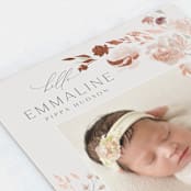 "Grace" - Birth Announcements in Rose by Nicoletta Savod - Detail