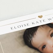 "Lovely" - Birth Announcements in Ink by Kasia Labocki - Detail