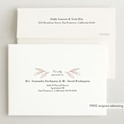 "Modern Botanica" - Birth Announcements in Rose by Oma N. Ramkhelawan - FREE Recipient Addressing