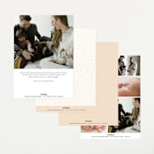 "Mini Confetti" - Birth Announcements in Sunrise by Townsend Majors - Back of Card Options