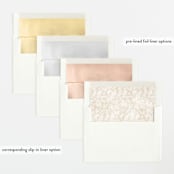 "Botanica Frame" - Birth Announcements in Vanilla by Laura Hankins - Envelope Liner Options