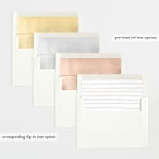 "Tiny Sprigs" - Birth Announcements in Latte by Kristie Kern - Envelope Liner Options
