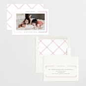 "Elegant frame" - Birth Announcements in Rose by Kelly Schmidt - Assembled