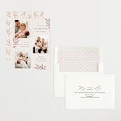 "Modern Botanica" - Birth Announcements in Rose by Oma N. Ramkhelawan - Assembled