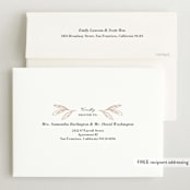 "Modern Botanica" - Birth Announcements in Rose by Oma N. Ramkhelawan - FREE Recipient Addressing