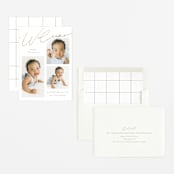 "Galleryish" - Birth Announcements in Snow by AK Graphics - Assembled