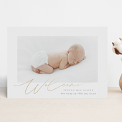 "Charming Welcome" - Birth Announcements in Milk by Carolyn MacLaren - Front