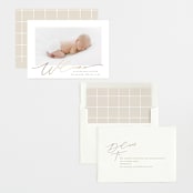 "Charming Welcome" - Birth Announcements in Milk by Carolyn MacLaren - Assembled