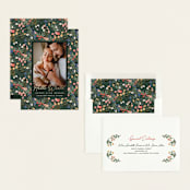 "Wildflowers" - Birth Announcements in Forest by Elly - Assembled