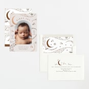 "Galaxy" - Birth Announcements in Mocha by Alethea and Ruth - Assembled