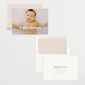 "news" - Birth Announcements in Swiss Coffee by Sara Hicks Malone - Assembled