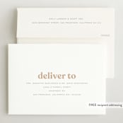"news" - Birth Announcements in Swiss Coffee by Sara Hicks Malone - FREE Recipient Addressing