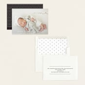 "Delicate Welcome" - Birth Announcements in Cloud by Olivia Raufman - Assembled