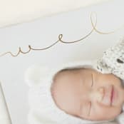 "Delicate Welcome" - Birth Announcements in Cloud by Olivia Raufman - Detail