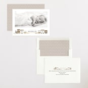 "welcome aboard!" - Birth Announcements in Chalk by Rebecca Durflinger - Assembled