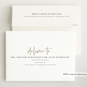 "gilded introduction" - Birth Announcements in Milk by Susan Asbill - FREE Recipient Addressing