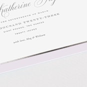 "Bon Bon" - Birth Announcements in Wisteria by Megan Davis - Close-Up