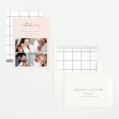"Scripted Introductions" - Birth Announcements in Cream by Carolyn MacLaren - Assembled