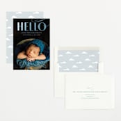 "Flourish" - Birth Announcements in Pool by Carolyn MacLaren - Assembled