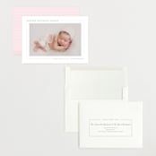 "Simply Serene" - Birth Announcements in Blush by Lauren Chism - Assembled