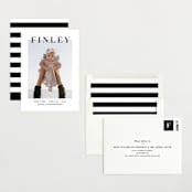 "Simply Bold" - Birth Announcements in Ink by Chryssi Tsoupanarias - Assembled