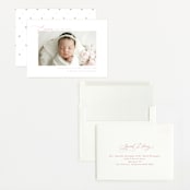 "Sweetest" - Birth Announcements in Rose by Jenna Holcomb - Assembled