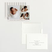 "Sweet Three" - Birth Announcements in Cloud by Brianne Larsen - Assembled