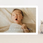 "First Glimpse" - Birth Announcements in Icing by Yaling Hou Suzuki - Front