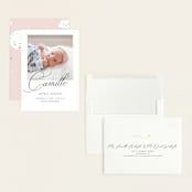 "the script" - Birth Announcements in Ebony by Benita Crandall - Assembled