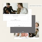 "twin" - Birth Announcements in Cloud by Lori Wemple - Back of Card Options