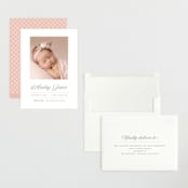 "Elegance" - Birth Announcements in Peony by Pixel and Hank - Assembled