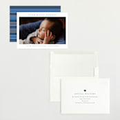 "Simple name" - Birth Announcements in Cobalt by Stacey Meacham - Assembled