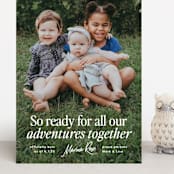 "Together" - Birth Announcements in Cloud by Erin L. Wilson - Front