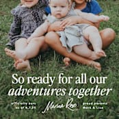 "Together" - Birth Announcements in Cloud by Erin L. Wilson - Detail