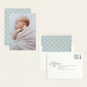 "Precious Script" - Birth Announcements in Sugar by Jessica Williams - Assembled
