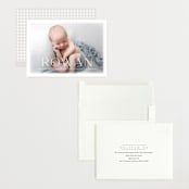 "Frosted Frame" - Birth Announcements in Sugar by Jessica Williams - Assembled