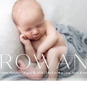 "Frosted Frame" - Birth Announcements in Sugar by Jessica Williams - Detail