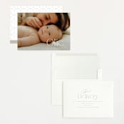 "Ollie" - Birth Announcements in Cotton by Kristie Kern - Assembled