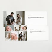 "Baby Garden" - Birth Announcements in Sky by Eve Schultz - Interior Options